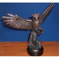 Marian Imports Marian Imports F10001 Owl Bronze Plated Resin Sculpture 10001
